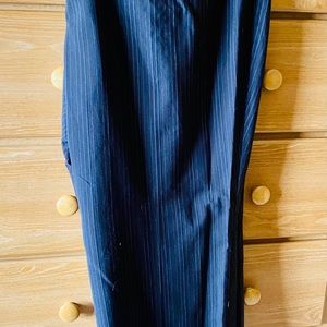 Black pinstripe ladies slacks